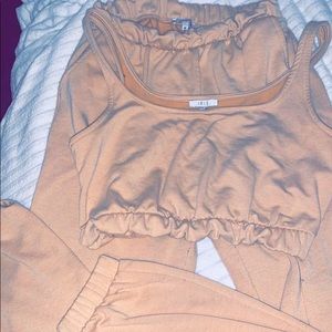 Crop top & matching sweats/joggers
